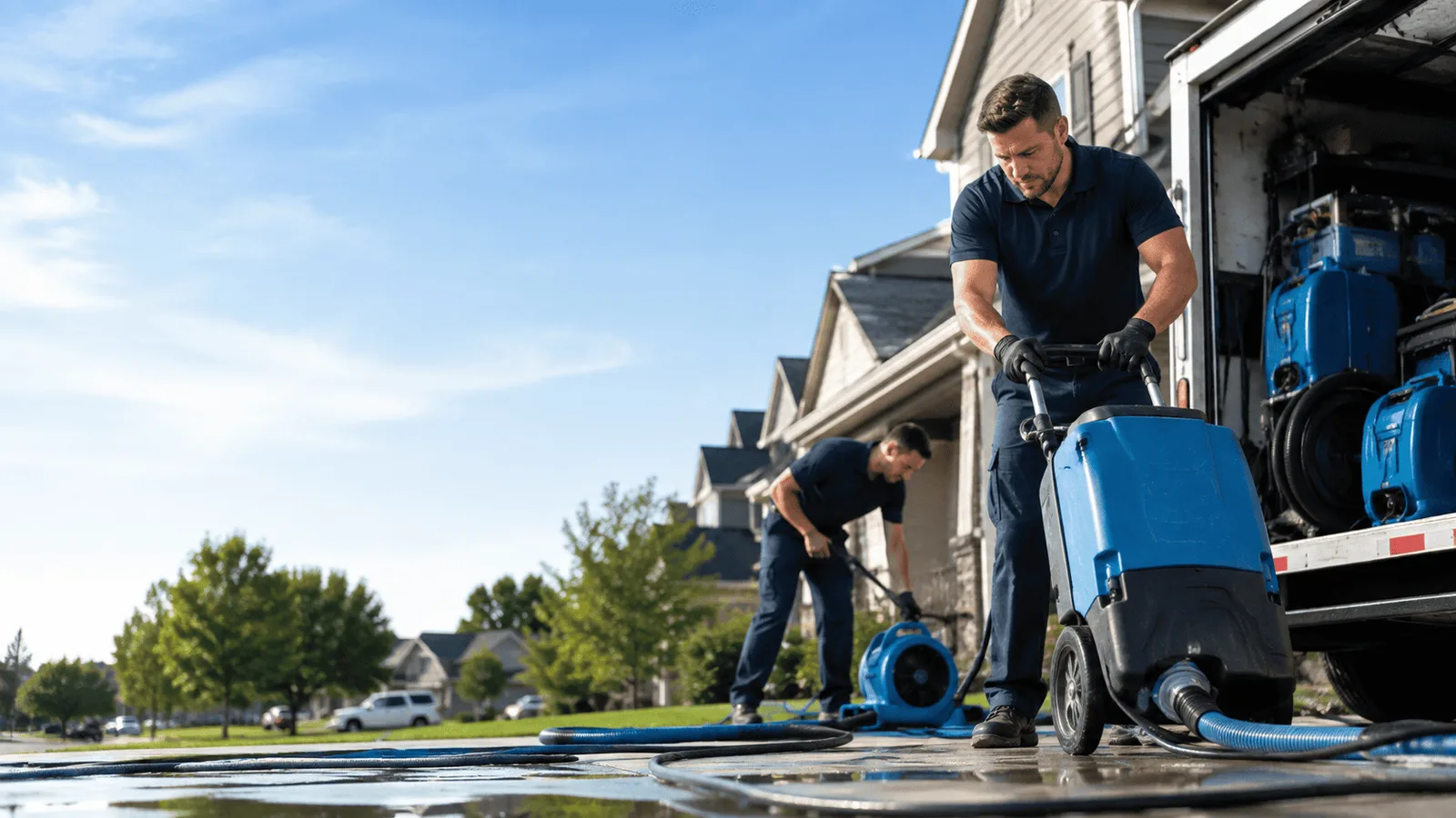 Dehumidification being performed in Plymouth, NC